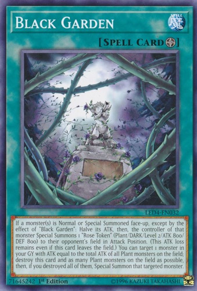Black Garden (LED4-EN032) - Common