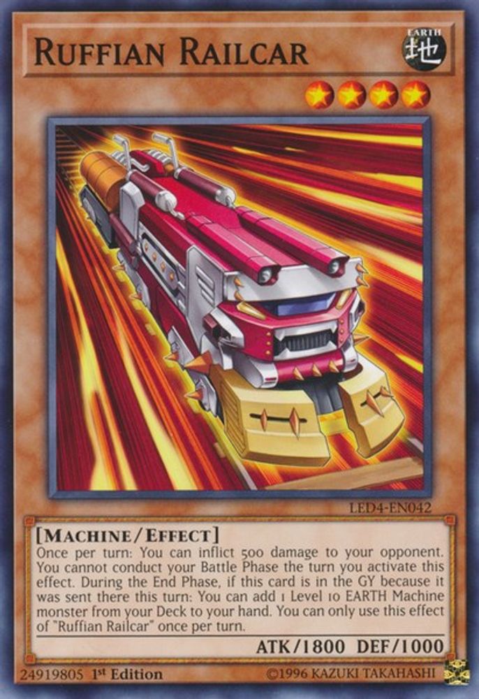 Ruffian Railcar (LED4-EN042) - Common