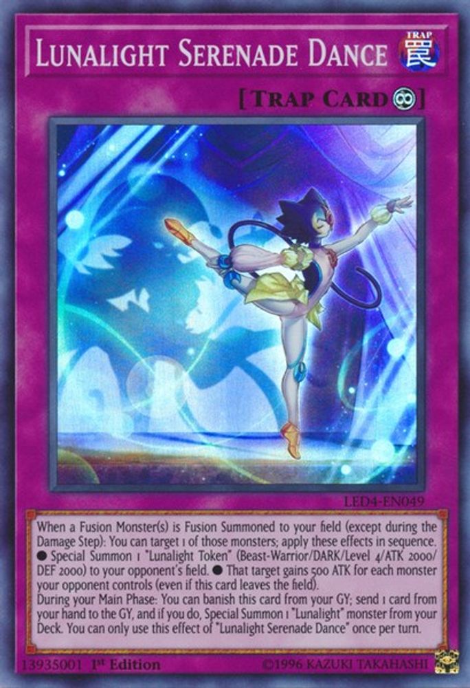 Lunalight Serenade Dance (LED4-EN049) - Super Rare
