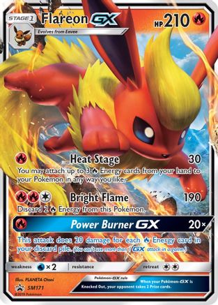 Flareon GX SM171  - Holofoil - Promo