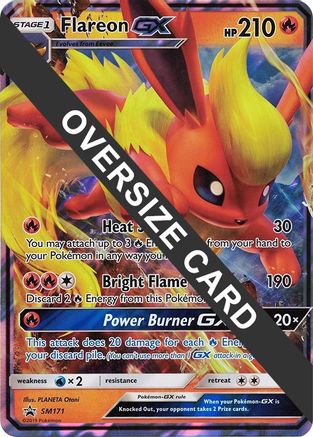 Flareon GX - SM171 (SM Black Star Promo)  - Holofoil - Promo