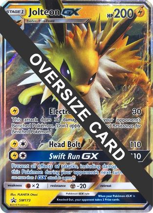 Jolteon GX - SM173 (SM Black Star Promo)  - Holofoil - Promo