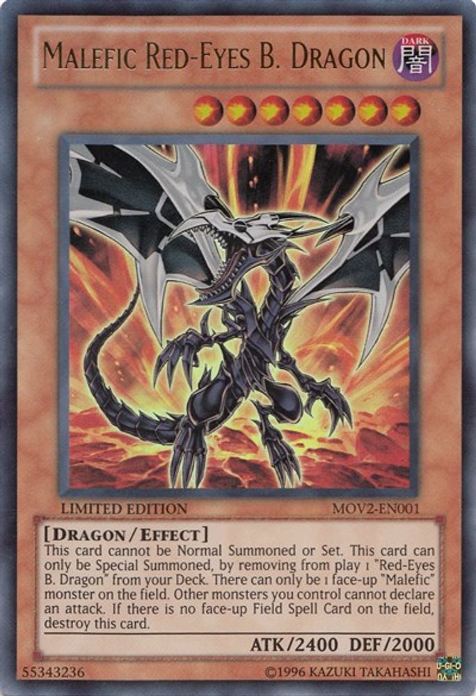 Malefic Red-Eyes B. Dragon (MOV2-EN001) - Ultra Rare