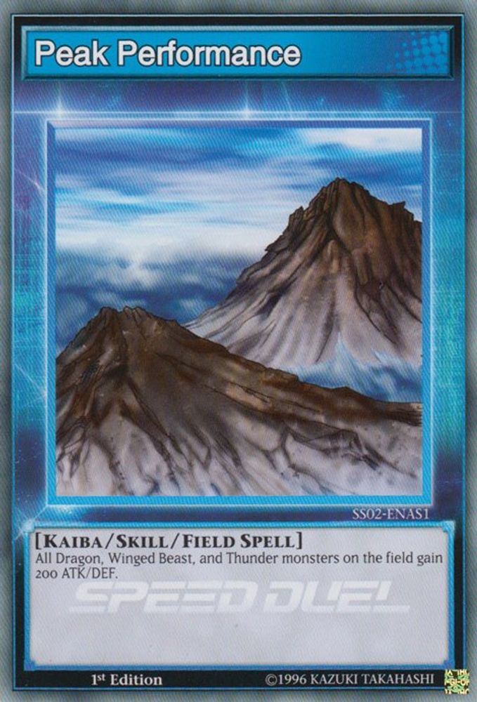 Peak Performance (SS02-ENAS1) - Common