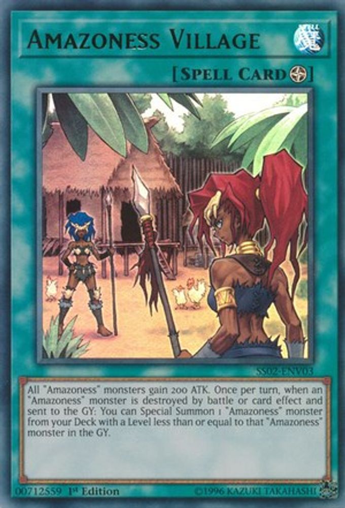 Amazoness Village (SS02-ENV03) - Ultra Rare