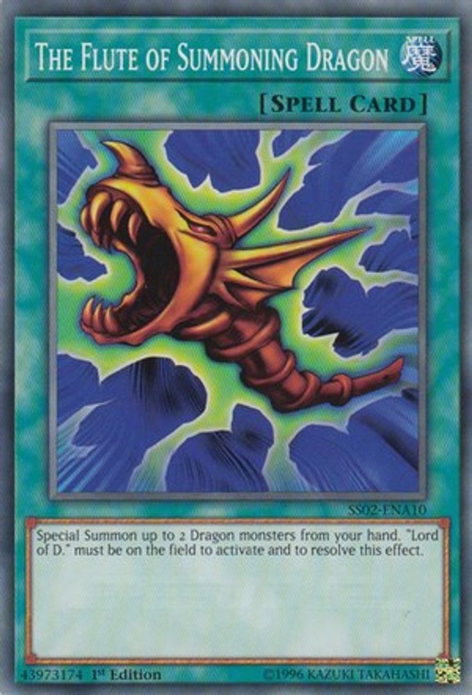 The Flute of Summoning Dragon (SS02-ENA10) - Common