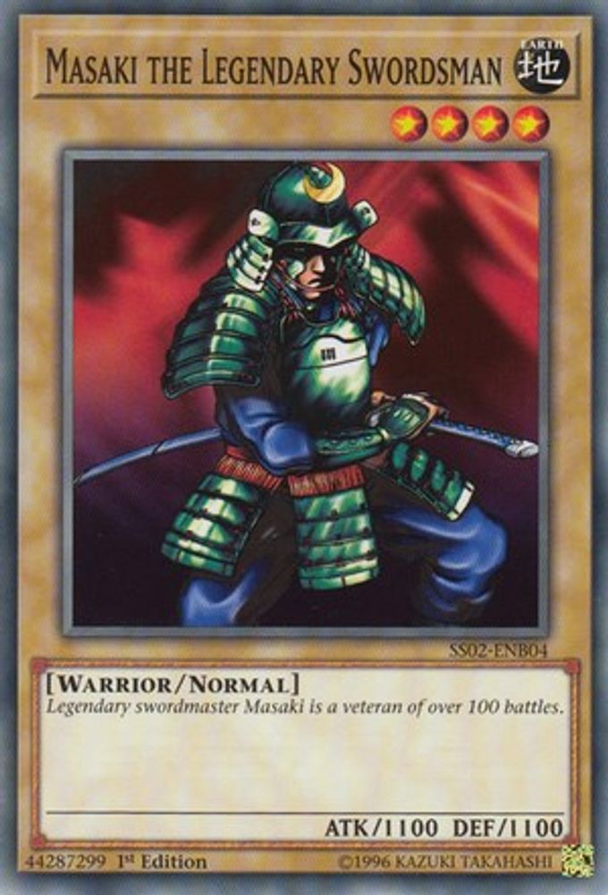 Masaki the Legendary Swordsman (SS02-ENB04) - Common