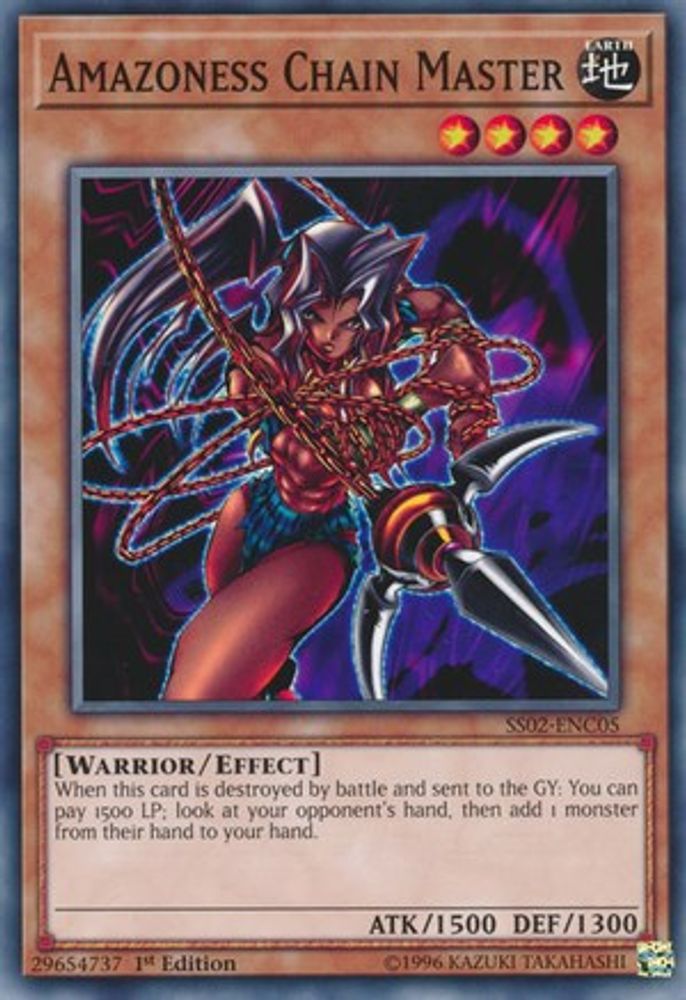 Amazoness Chain Master (SS02-ENC05) - Common