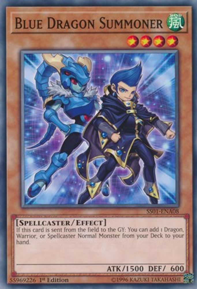 Blue Dragon Summoner (SS01-ENA08) - Common