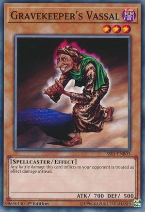 Gravekeeper's Vassal (SS01-ENB03) - Speed Duel Decks: Destiny Masters 1st Edition