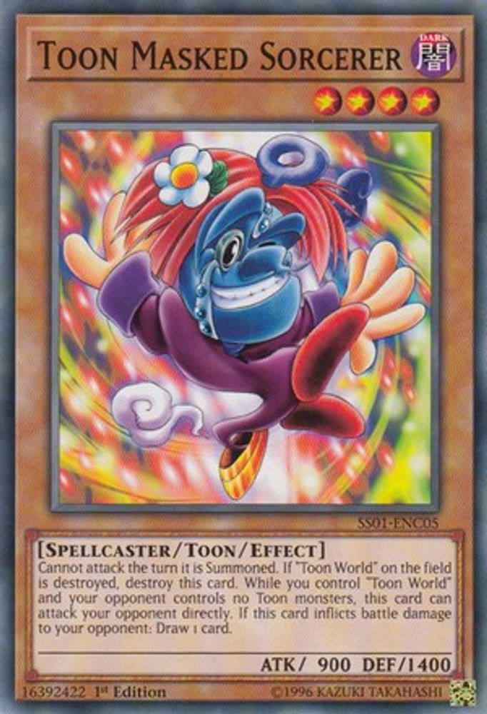 Toon Masked Sorcerer (SS01-ENC05) - Common