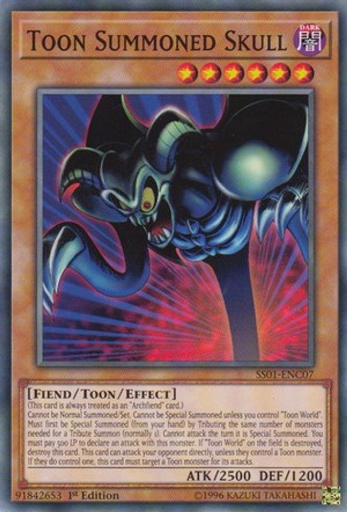 Toon Summoned Skull (SS01-ENC07) - Common