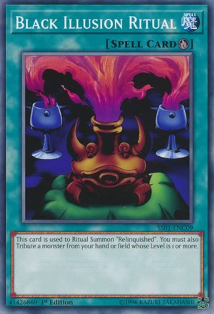 Black Illusion Ritual (SS01-ENC09) - Common