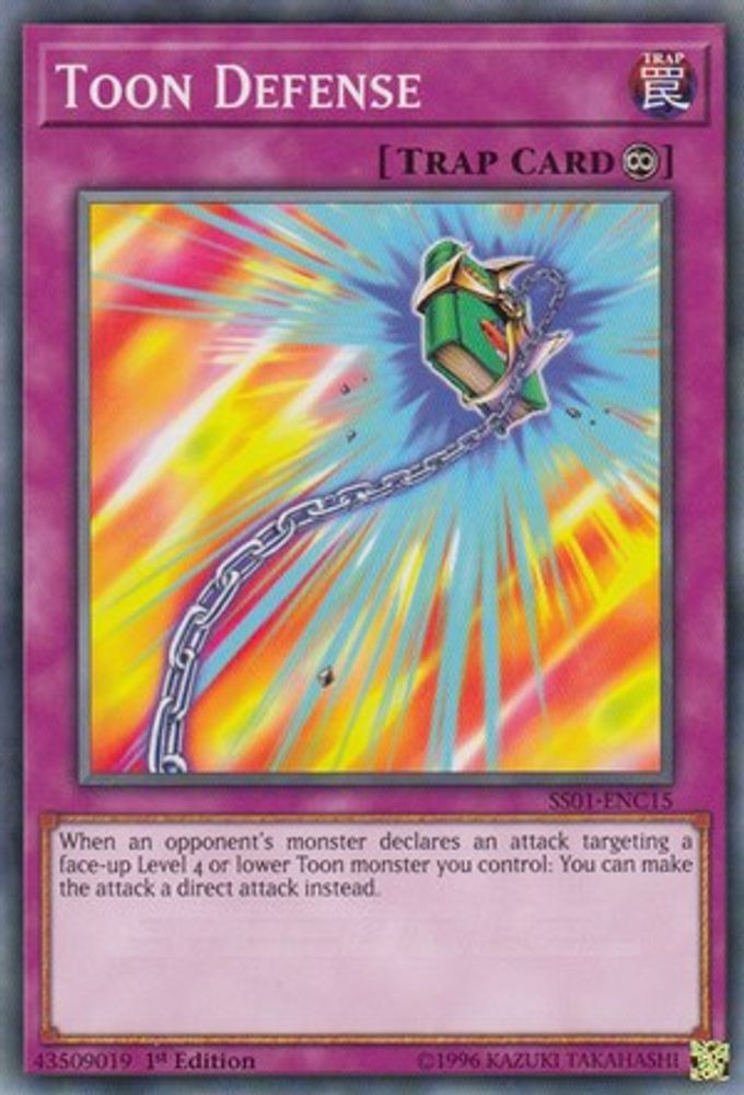 Toon Defense (SS01-ENC15) - Common