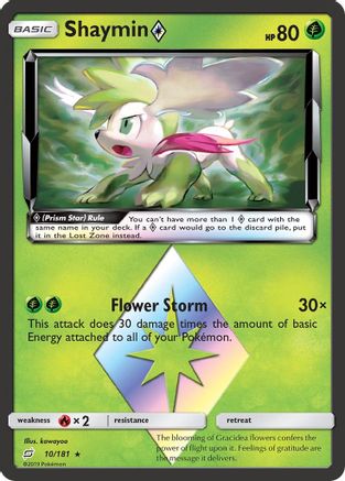 Shaymin Prism Star 010  - Holofoil - Prism Rare