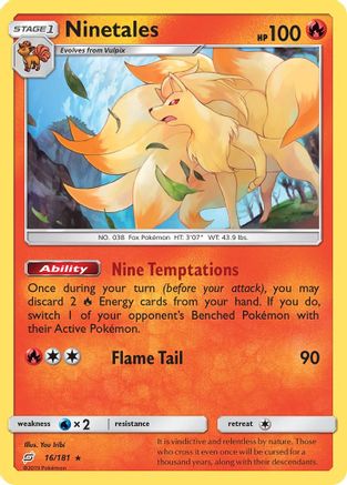 Ninetales 016  - Rare