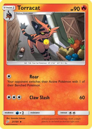 Torracat 021/181  - Uncommon