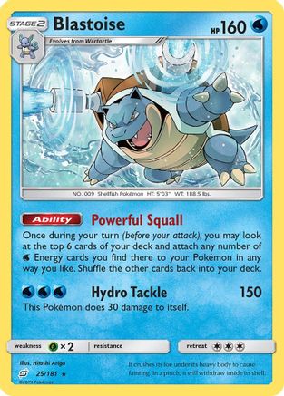 Blastoise 025  - Rare