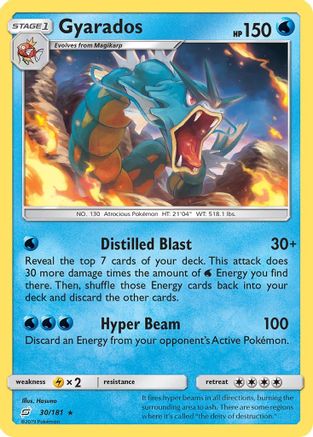 Gyarados 030  - Holofoil - Holo Rare