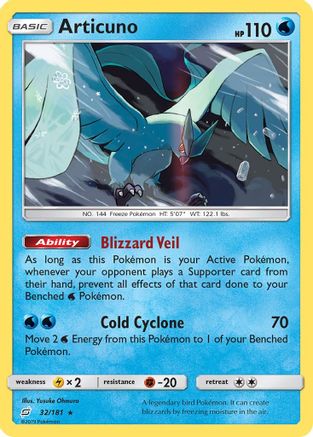 Articuno 032  - Holofoil - Holo Rare