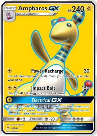 Ampharos GX (Full Art)  - Holofoil - Ultra Rare