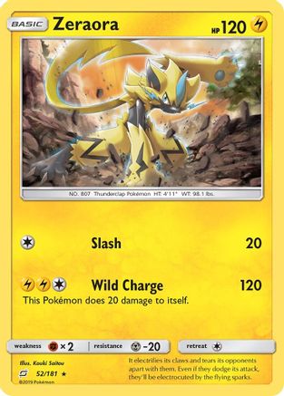 Zeraora  - Holofoil - Holo Rare