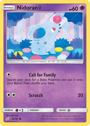 Nidoran F 054  - Common