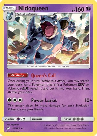 Nidoqueen 056  - Rare