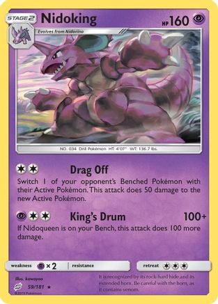 Nidoking/181  - Rare