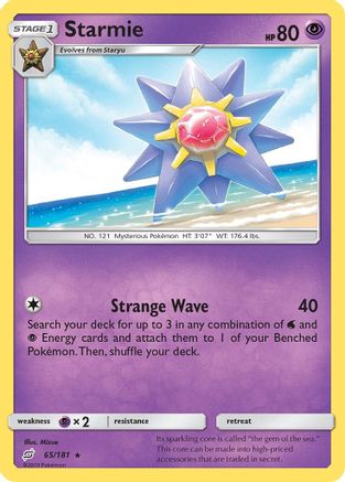 Starmie 065  - Rare
