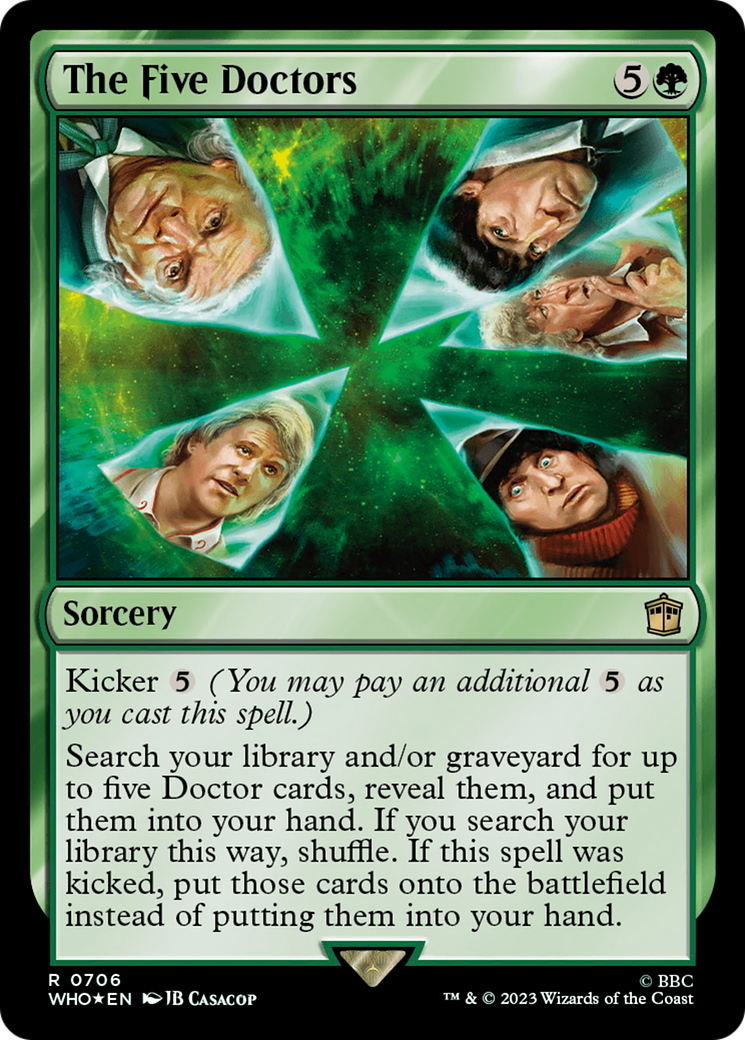 Les cinq médecins (Surge Foil) [Doctor Who] 