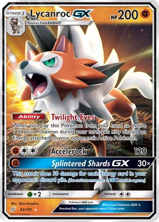 Lycanroc GX 082/181  - Holofoil - Ultra Rare