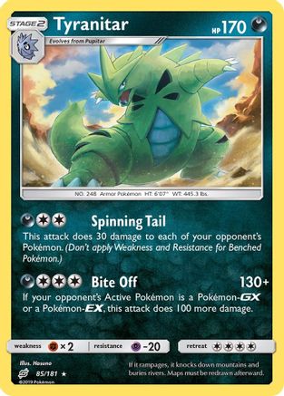 Tyranitar 085  - Holofoil - Holo Rare