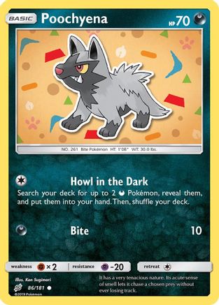 Poochyena 086  - Common