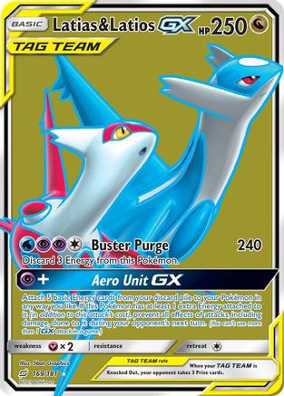 Latias & Latios GX (Full Art)/181  - Holofoil - Ultra Rare