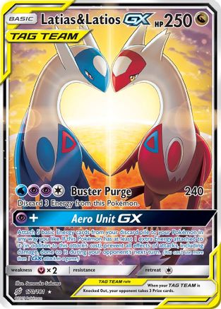 Latias &amp; Latios GX (170/181) [Soleil et Lune : Faites équipe] 