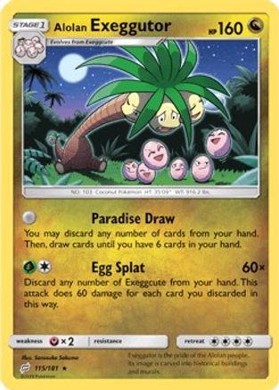 Alolan Exeggutor (115) (115) 115  - Rare