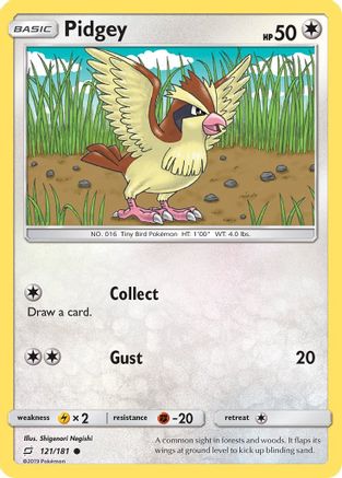 Pidgey (121/181) [Soleil et Lune : faire équipe] 