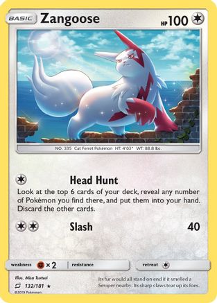 Zangoose/181  - Holofoil - Holo Rare