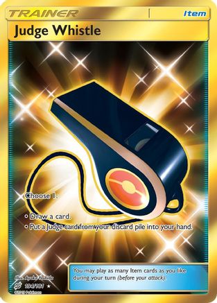 Judge Whistle (Secret)  - Holofoil - Secret Rare