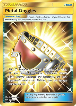 Metal Goggles (Secret)  - Holofoil - Secret Rare