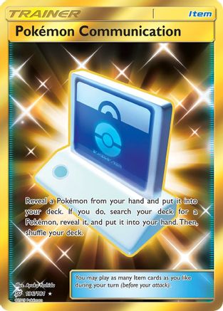Pokemon Communication (Secret) 196/181  - Holofoil - Secret Rare