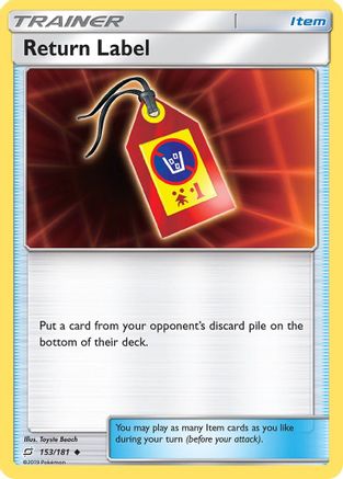Return Label  - Uncommon