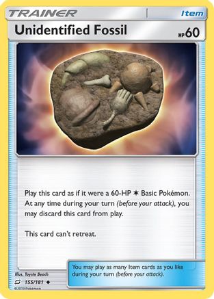 Unidentified Fossil  - Uncommon