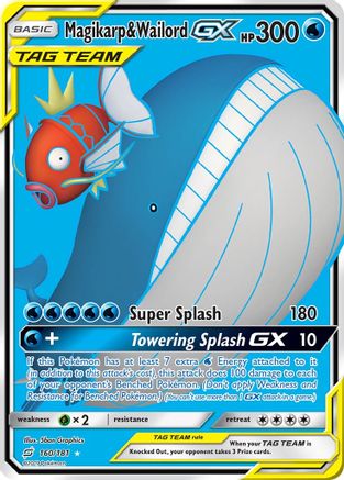 Magikarp & Wailord GX (Full Art)  - Holofoil - Ultra Rare