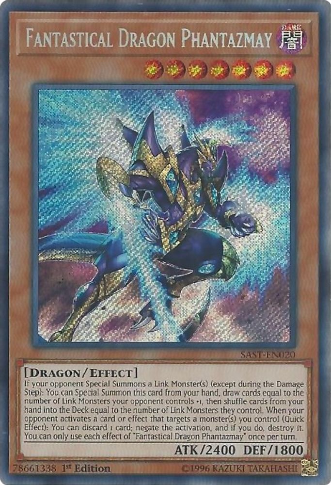 Fantastical Dragon Phantazmay (SAST-EN020) - Secret Rare