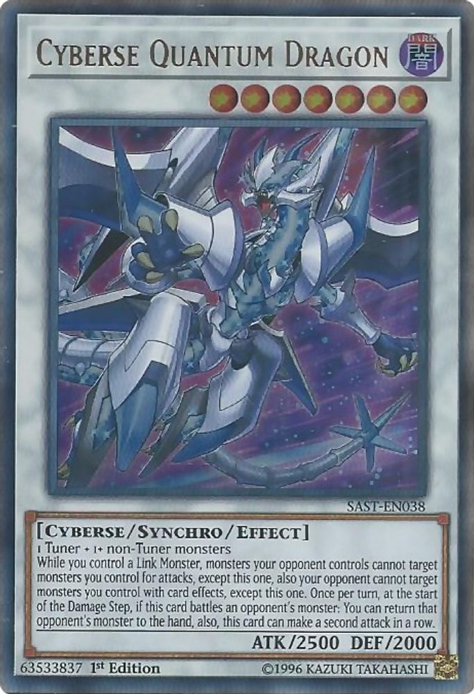 Cyberse Quantum Dragon (SAST-EN038) - Ultra Rare