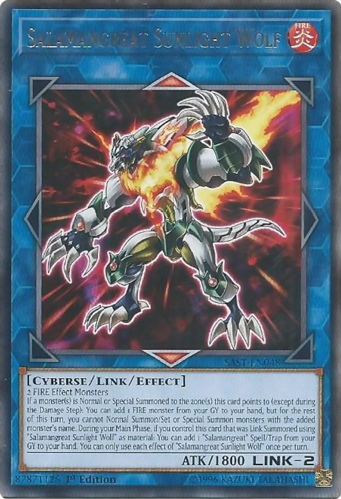Salamangreat Sunlight Wolf (SAST-EN048) - Rare