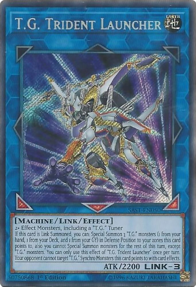 T.G. Trident Launcher (SAST-EN050) - Secret Rare