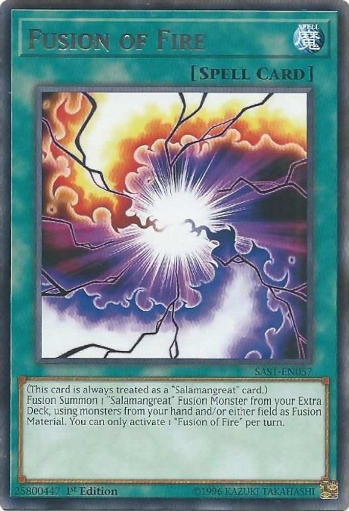 Fusion of Fire (SAST-EN057) - Rare